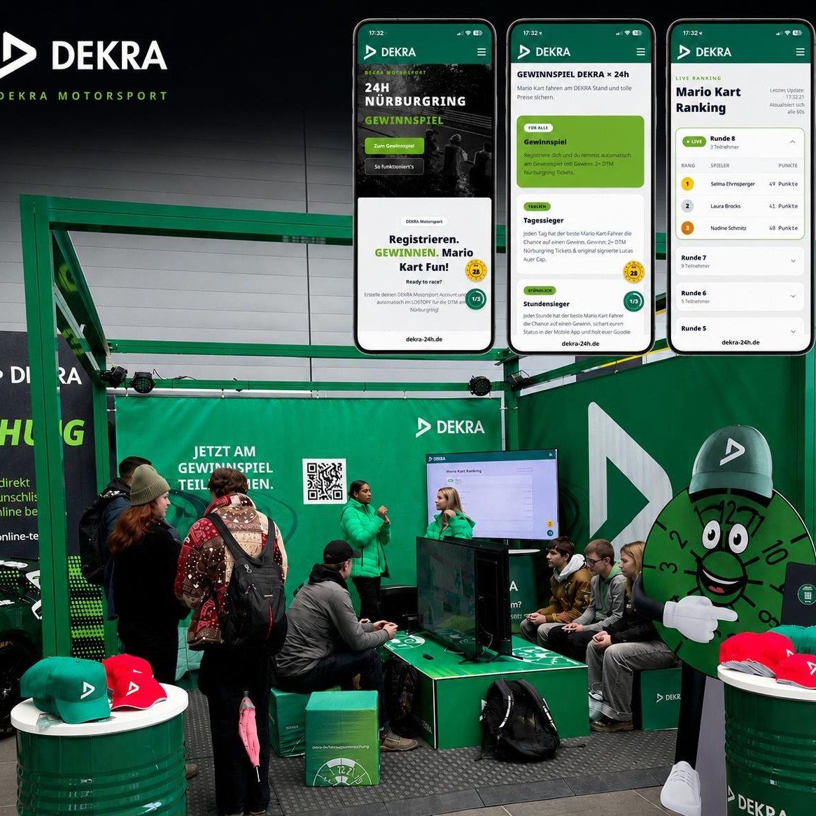 Digitaler Event-Pass für DEKRA an sechs DTM-Standorten