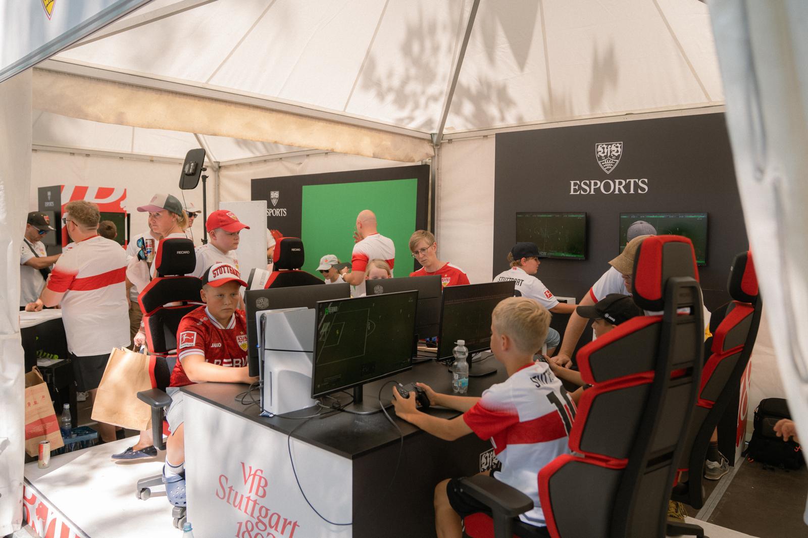 Gaming-Aktivierung des VfB Stuttgart beim Season Opening 2026/27